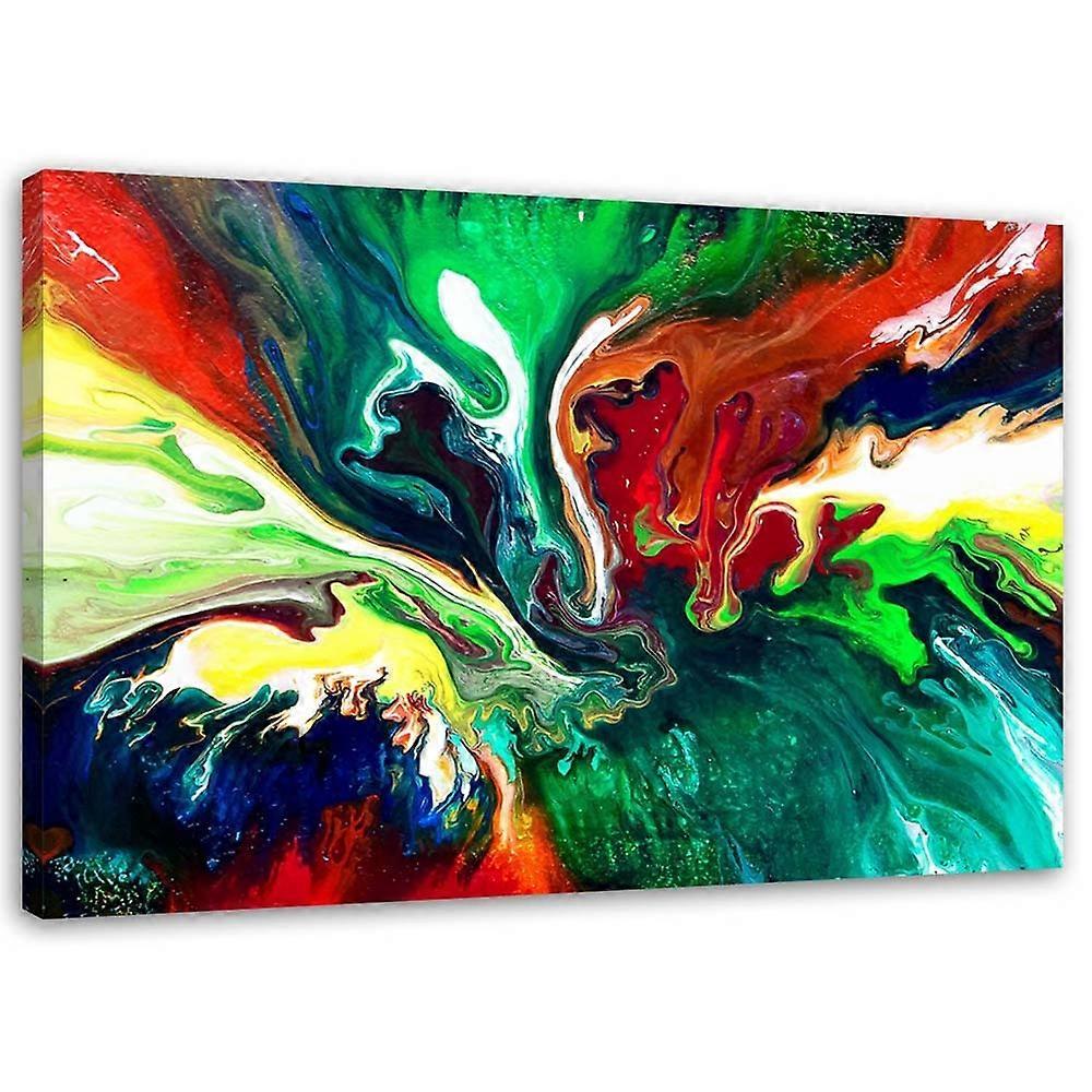 Impression sur toile, Abstraction Liquide - 90x60