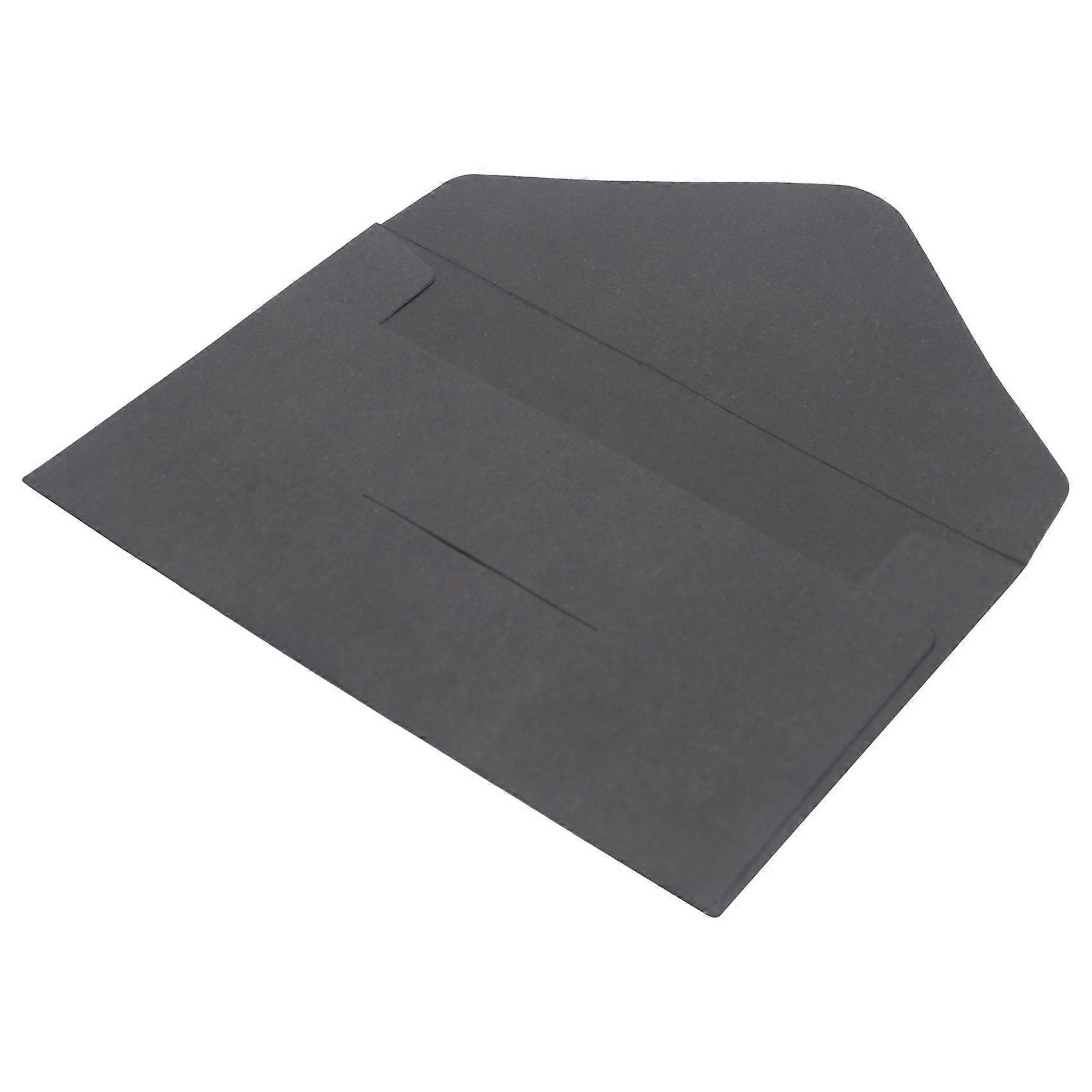 20PCS Classical Kraft Paper Wedding Invitation Gift Envelope(Black)