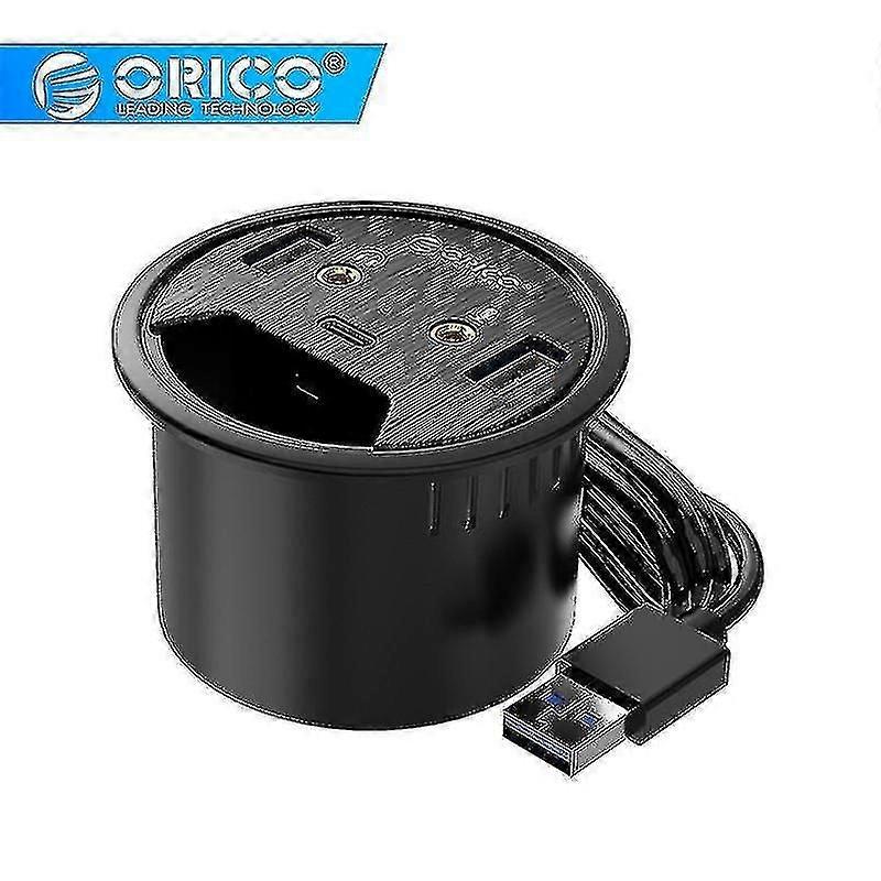 Orico Desk-2u1c Desktop Power Grommet Multi-function Hub
