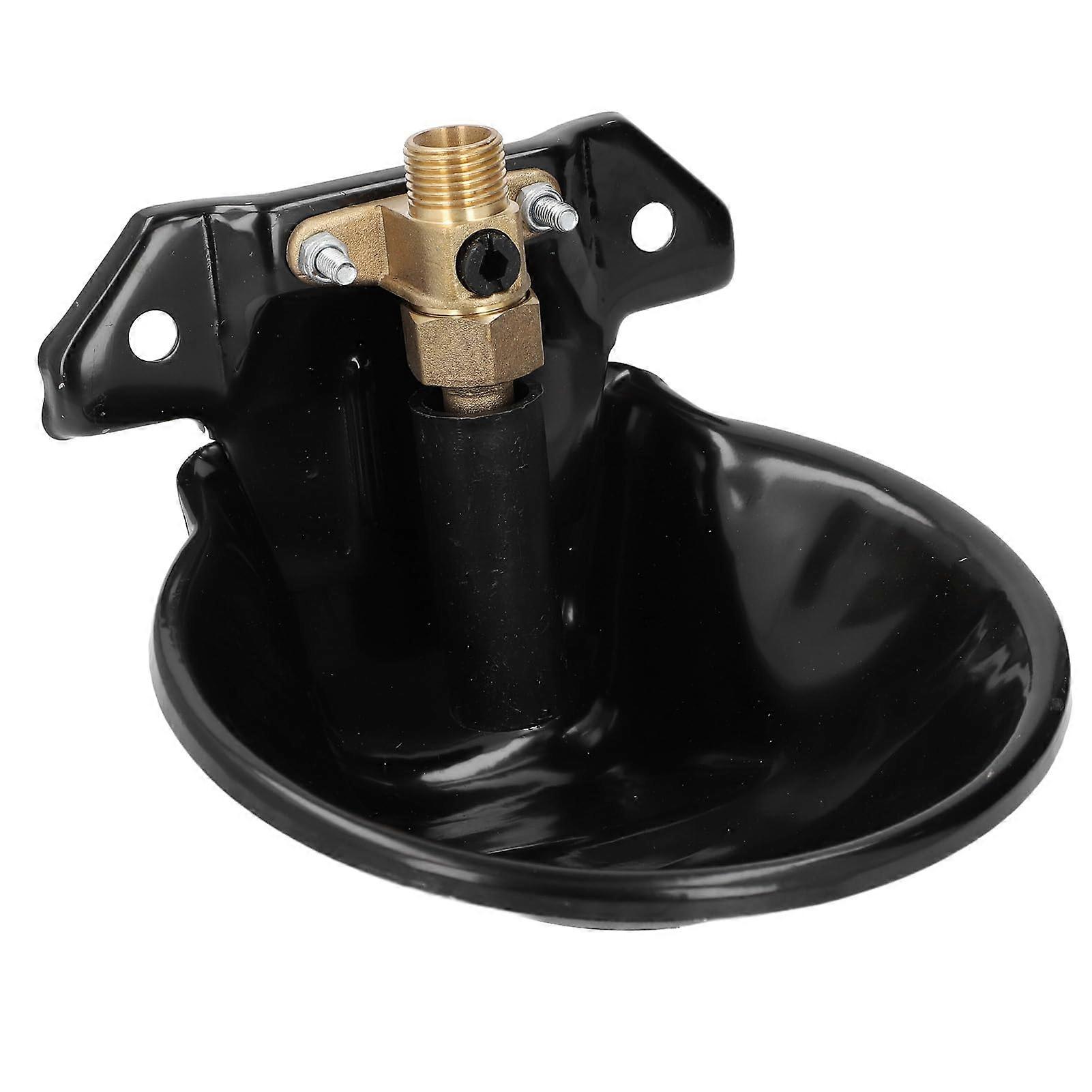 Goat Feeder Automatic Water Dispenser Farm Feeding Bowl with Fountain for Dogs, Durable, Large Capacity, Easy Clean