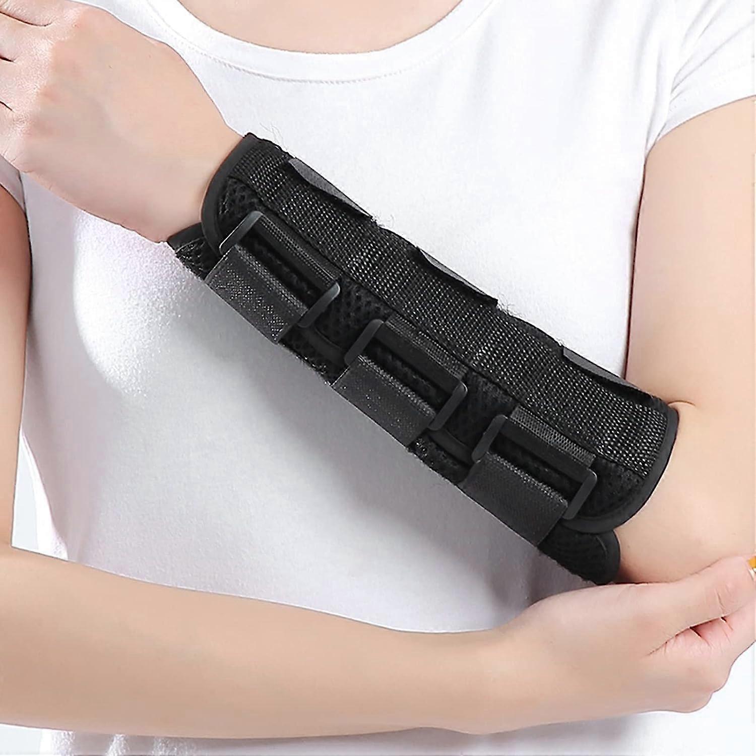 Adult Kid Elbow Brace Splint Elbow Joint Immobilizer Support for Correcting Arm Size Small Adjustable Compression