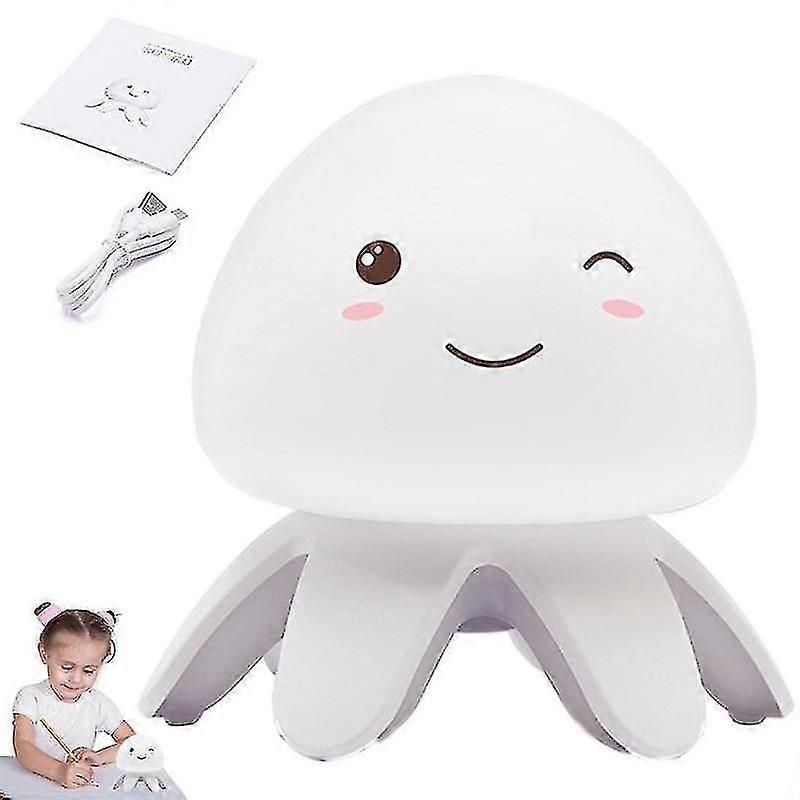 Silic Led Touch Sensor 7 Modes Cute Lamp Bed