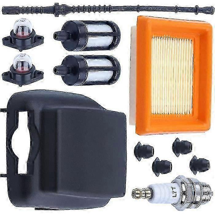 Air Filter With Cover Kit Compatible With Fs120 Fs250r Fs250 Fs300 Fs350 Strimme Trimmer With Primbe Primbre Plight Filter Fill -cdsx