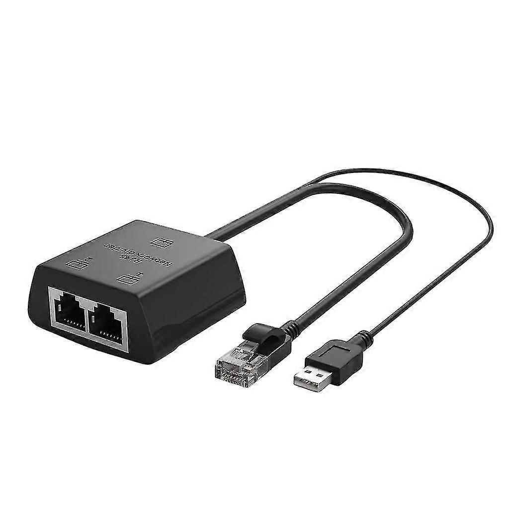 Ethernet-Splitter-Kabel Rj45-Splitter-Stecker-Adapter 1 zu 2 Wege Plug Play