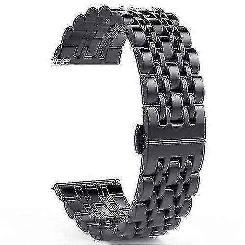22mm Men Version Seven-beads Steel Replacement Strap Watchband