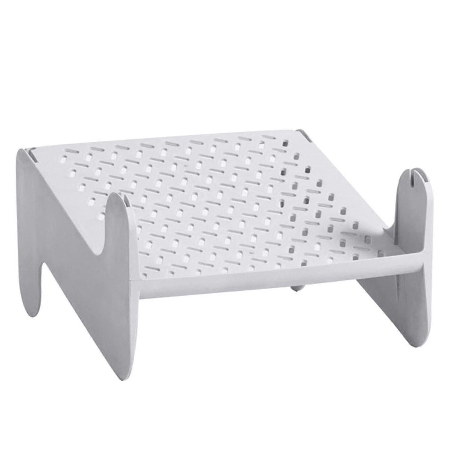 Stackable Shoe Storage Rack Hollow Pattern Footwear Organizer Holder