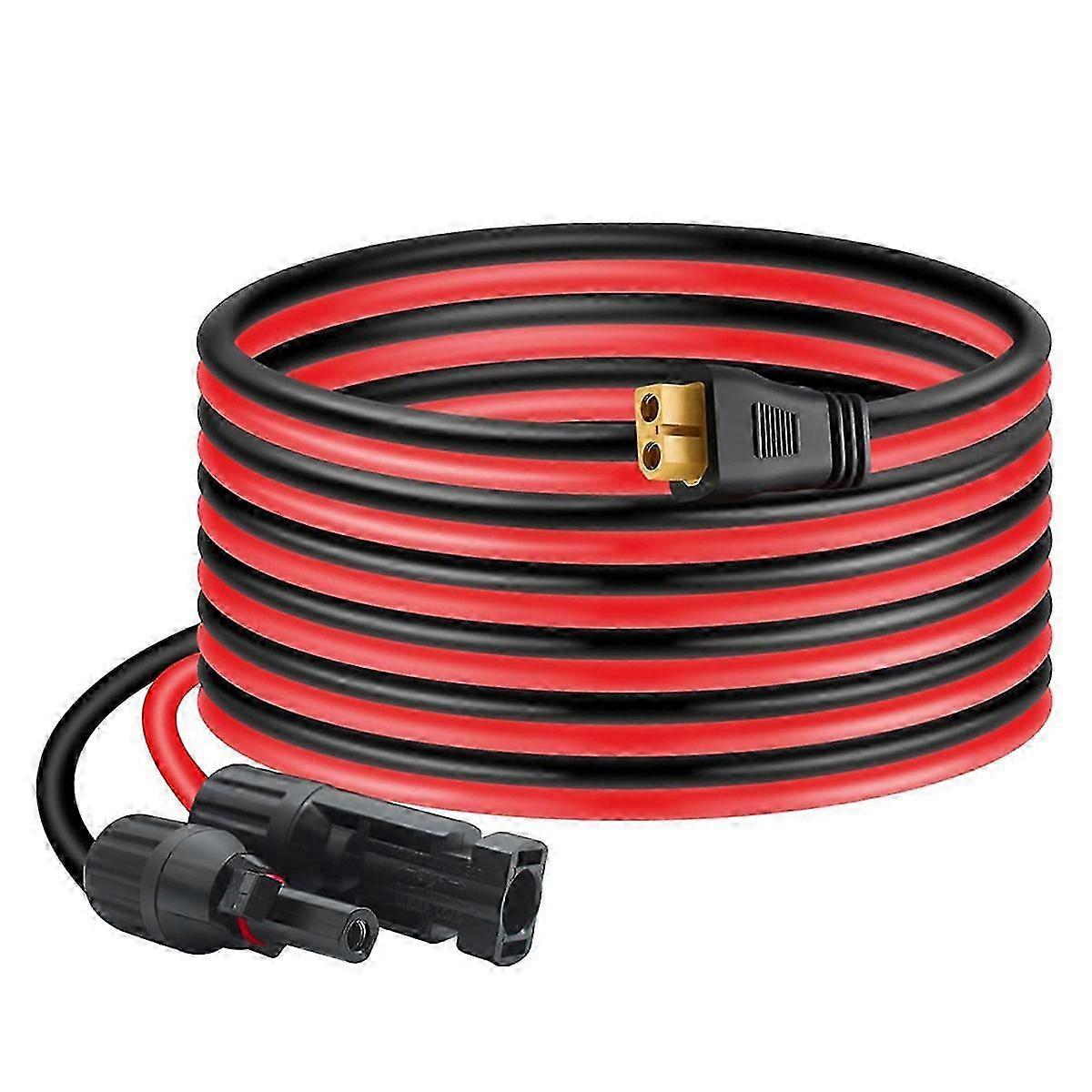 XT60 Connector, Solar to XT60 Cable 12AWG Solar Panel Connector Edition D