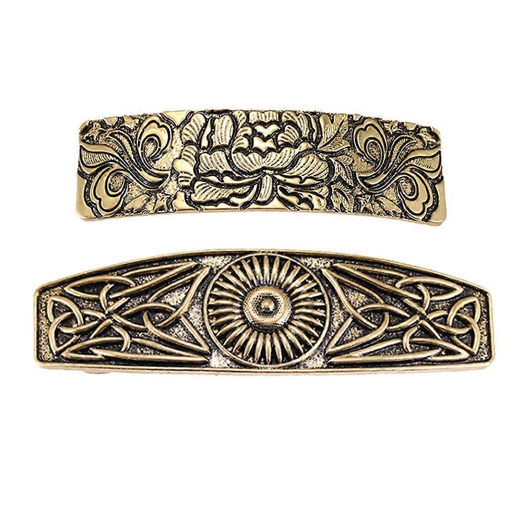 2 stk damer stil barrette stor hårspenne