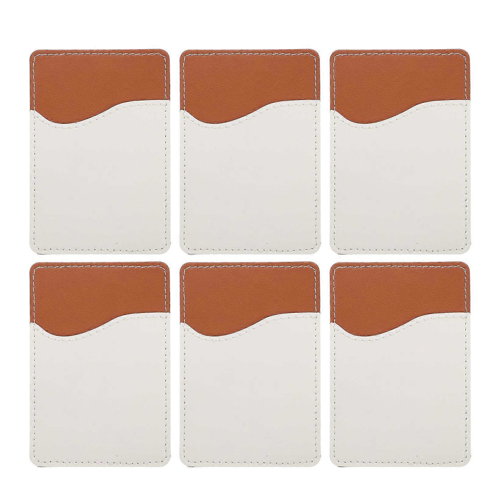 6 Sets Sublimation Phone Wallets Sublimation Cases DIY Phone Holder