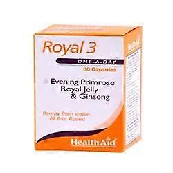 HealthAid Royal 3 （蜂王浆 + E.P.O. + 高丽参） 30 粒胶囊