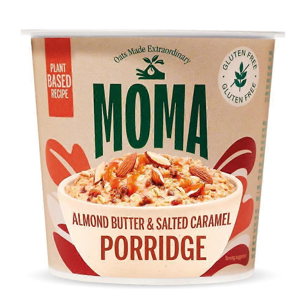 Moma Foods Gluten Free Almond Butter Salted Caramel Porridge Pot 55g