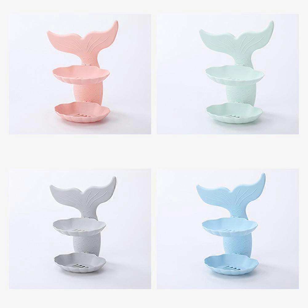Double Layers Bathroom Shower Soap Holder