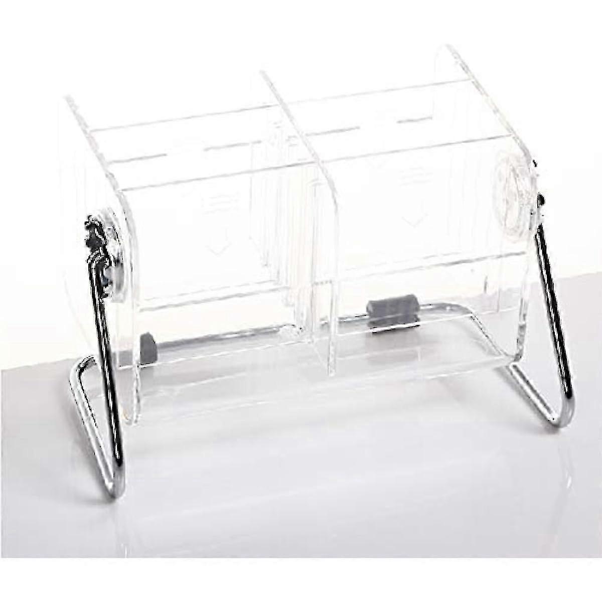 Transparent Desktop Remote Control Holder Organizer for Media Storage - Accommodates Up to 6 Remotes