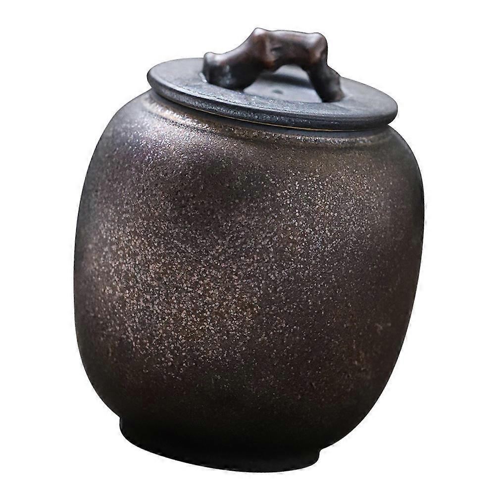 Compact Ceramic Canister for Kitchen, Efficient and Clean Storage