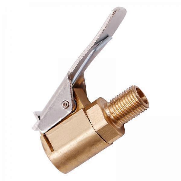 2xCar Tire Air Chuck with Clip No Leakage Inflator Pump Connector Thread 8mm