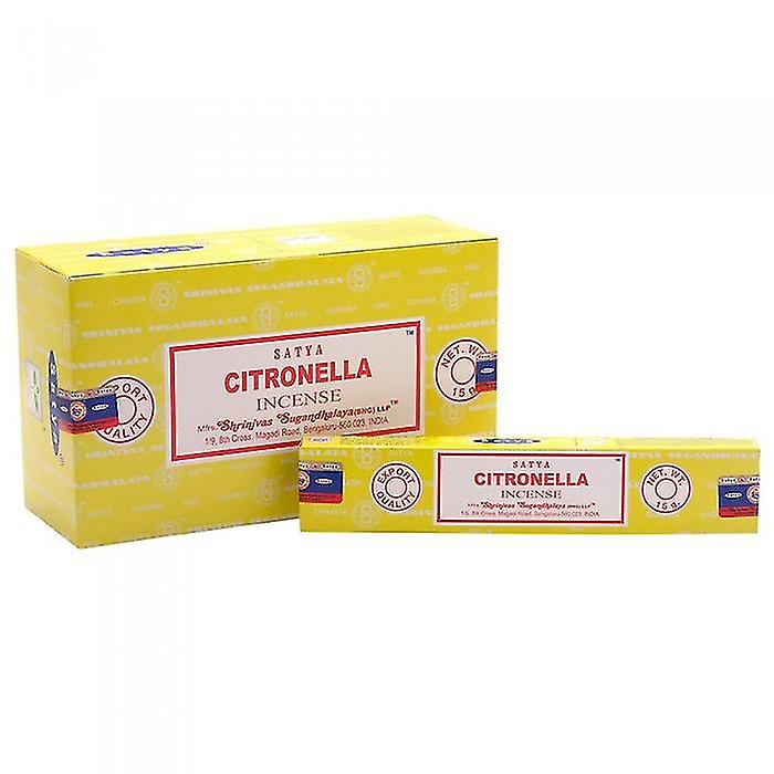 Satya Citronella Incense Sticks (Pack of 120)