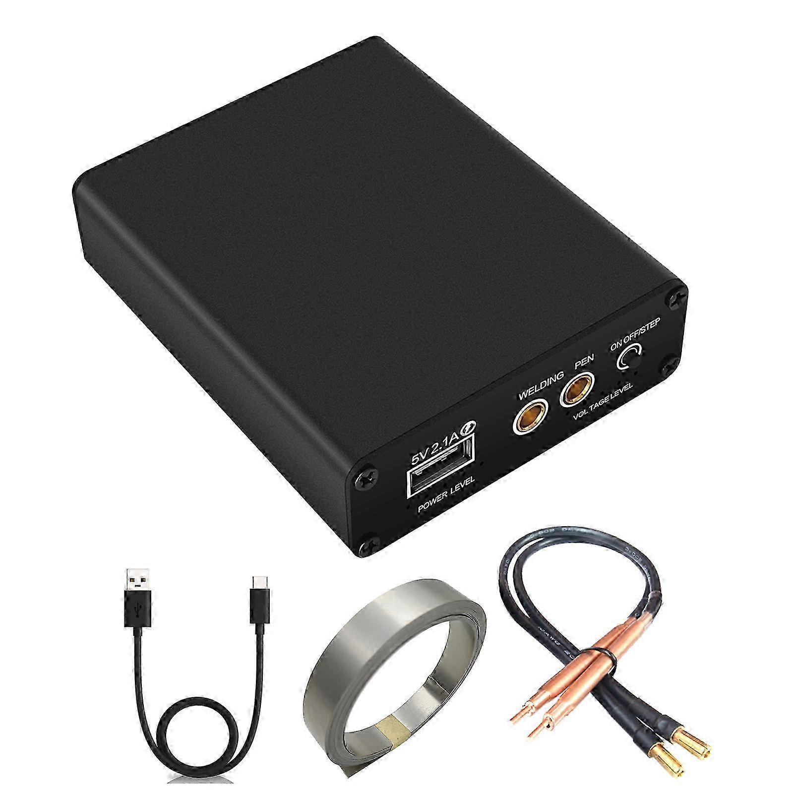 Portable DIY Mini Spot Welder 5-Speed Adjustable Fast Charge Lithium Battery with Welding Pen