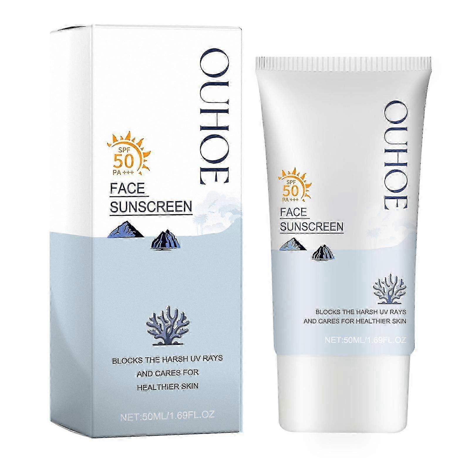 Lightweight Face Sunscreen Cream Oil Control Non-Greasy Sun Screen Lotion for Training