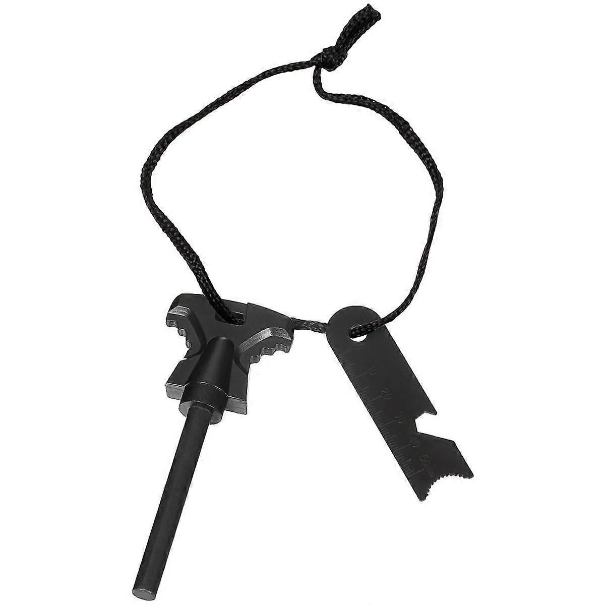 Feuerstarter Grip Aluminium Survival Set with Flint for Geocaching and Emergency Preparedness Equipment