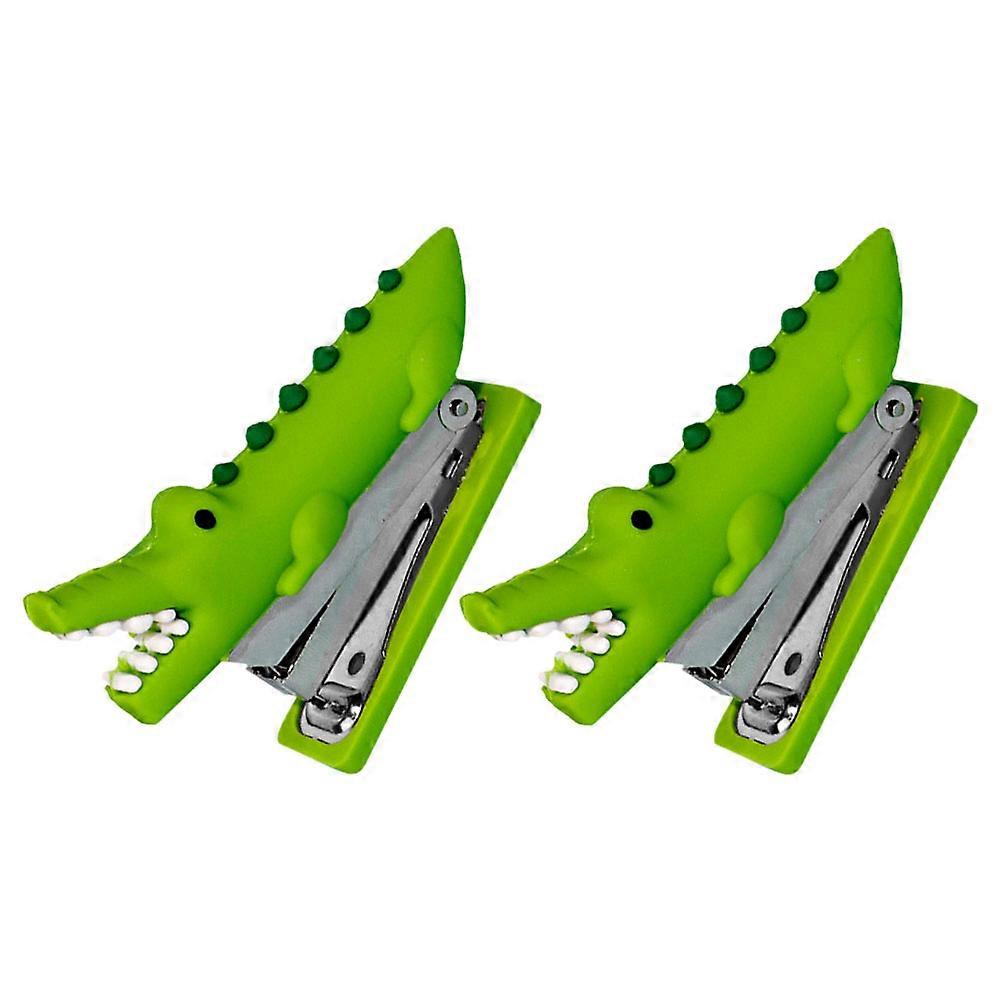 Crocodile Silicone Stapler Funny Animal Paper Stapling Tool for Office & Organization Eye Catching Design
