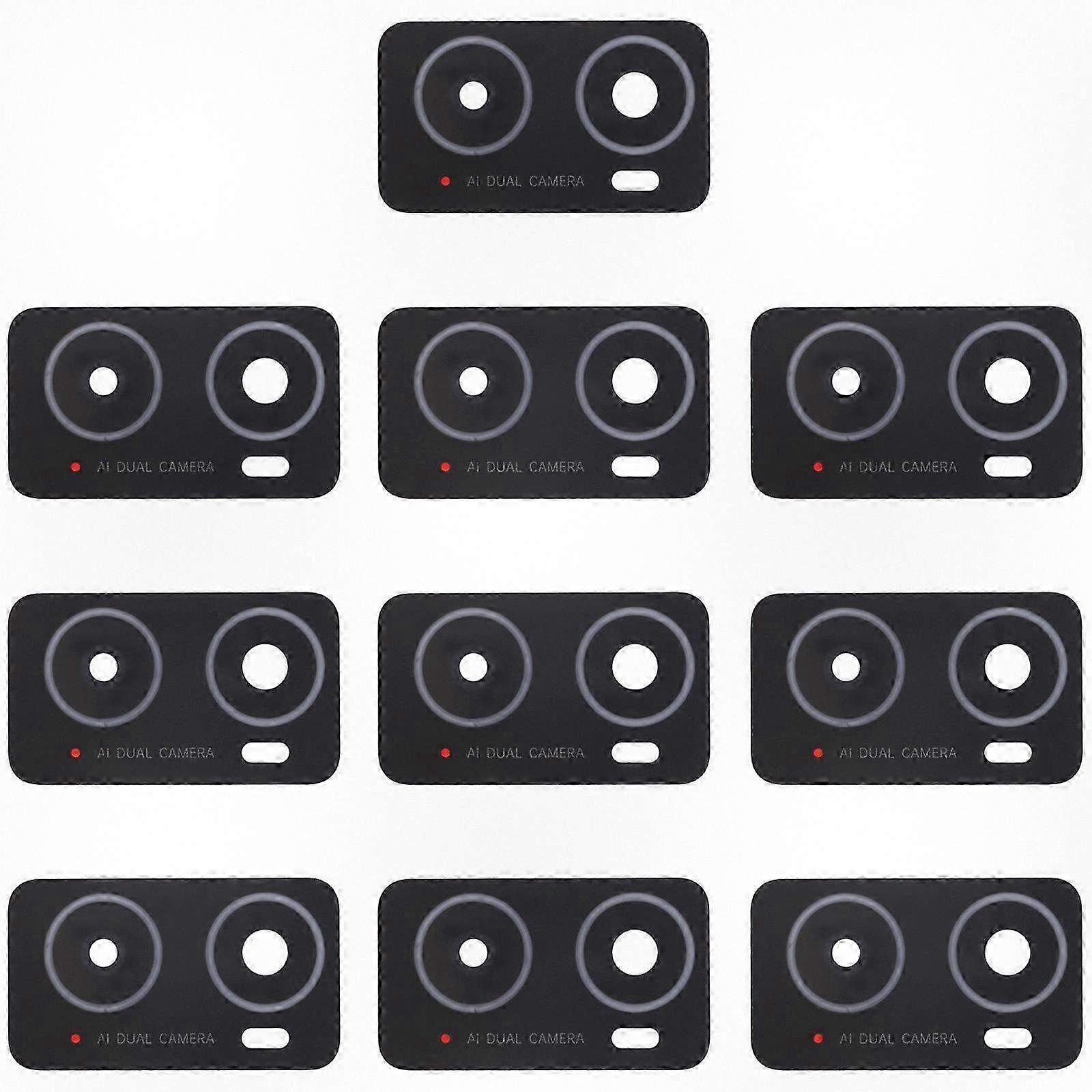 10pcs Replacement Back Camera Lens Compatible with OPPO A76 and A36 Models