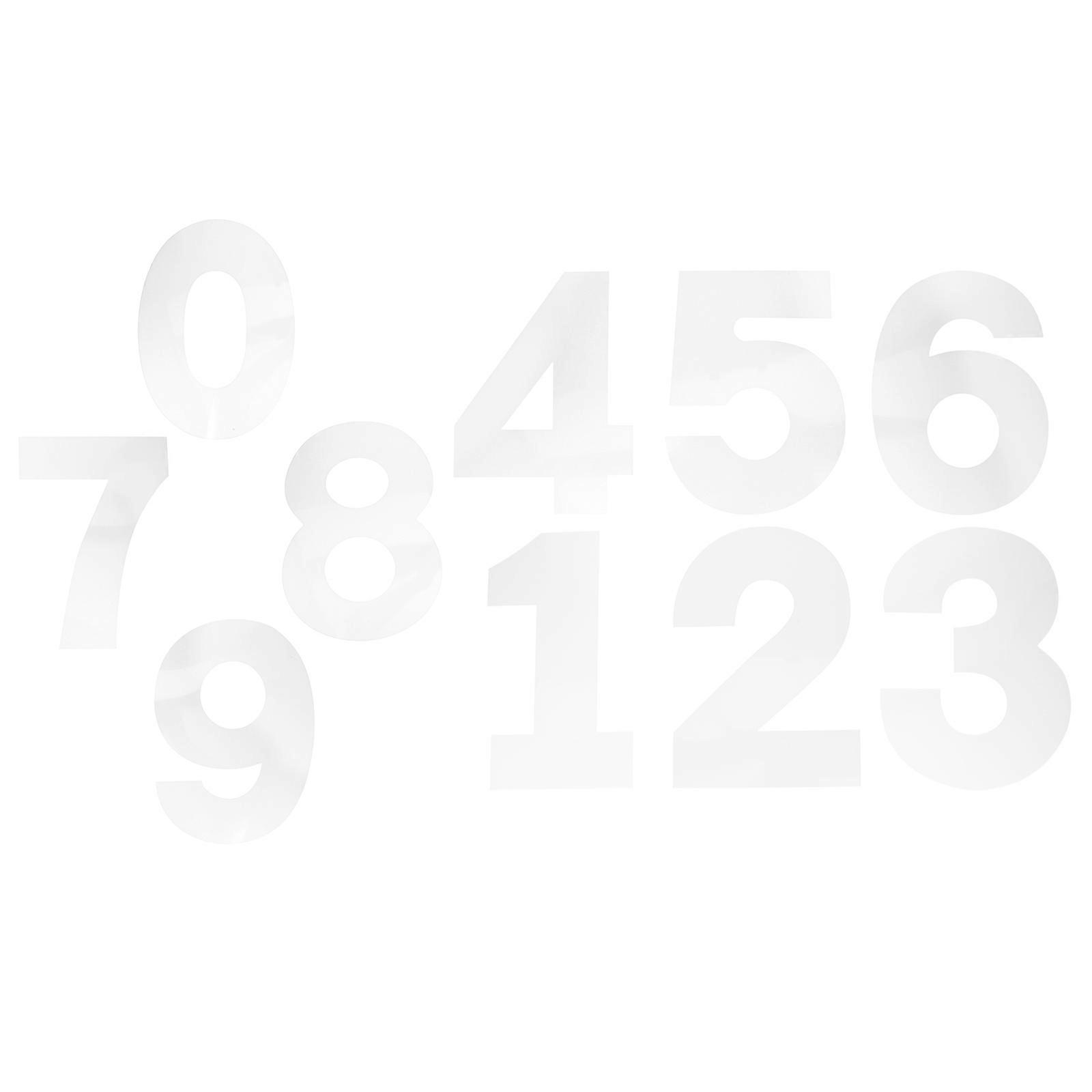 Number Cake Tins 0-8 Number Cake Molds Practical Number Shaped Candy Or Cake For Anniversaries 1Set