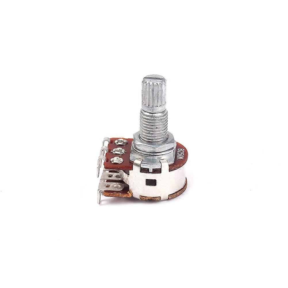 Guitar Accessory B250K Audio Taper Potentiometer Dual Pot Upgrading Instruments Metal 1Set