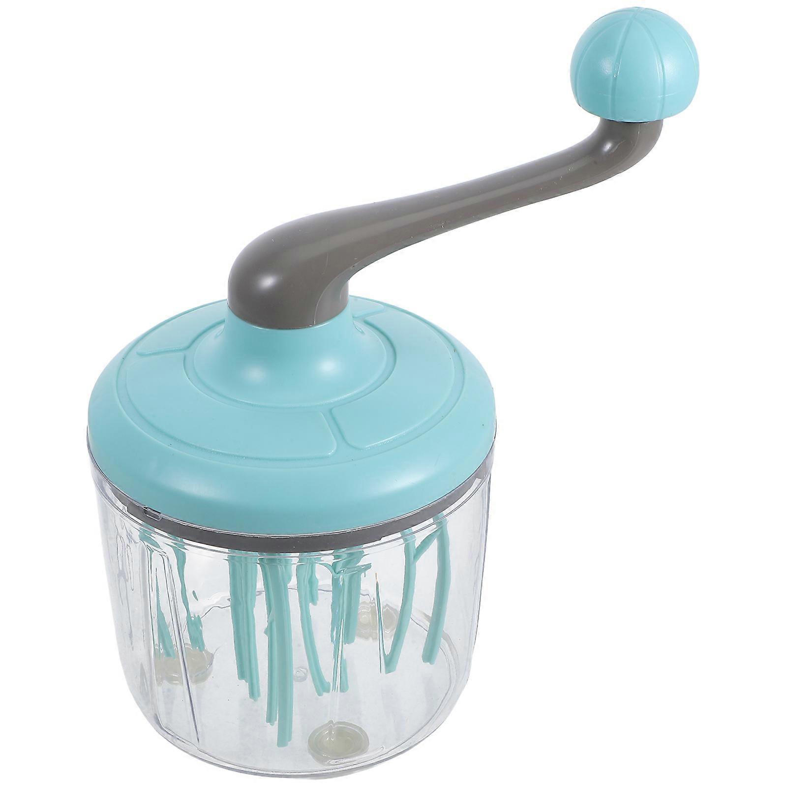 Hand Cranked Egg Beater Multifunctional Baking Tool Stainless Steel Kitchen Utensil 9.6 4.6 4.6in Egg White Beating 1Pack