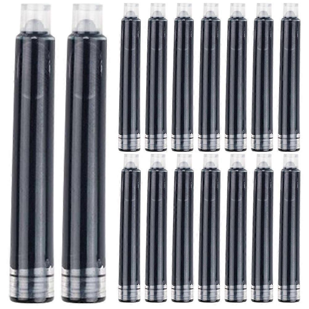 It looks like you've provided a product title or description for **black ink cartridges** designed for fountain pens. If you're looking for