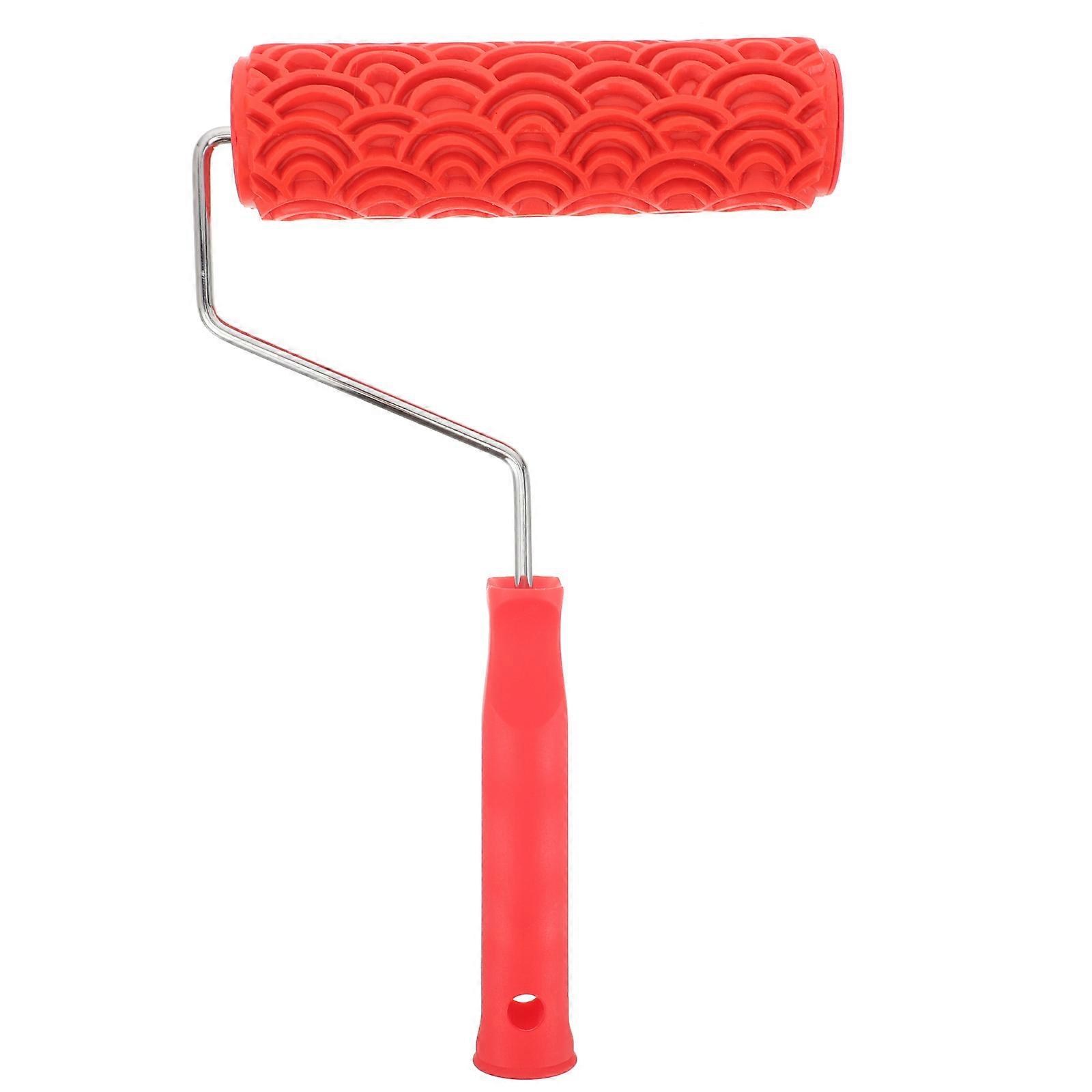 Textured Paint Roller Embossing Tool for DIY Wall Decoration – Safe Material, Unique Patterns for Home and Professional Use