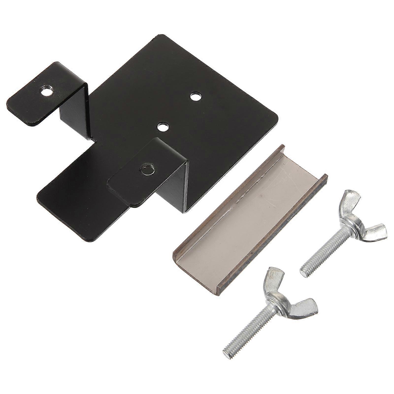 Mattress Fixing Bracket Non-Slip Mattress Gripper Bed Frame Home Use Black Steel 1Set