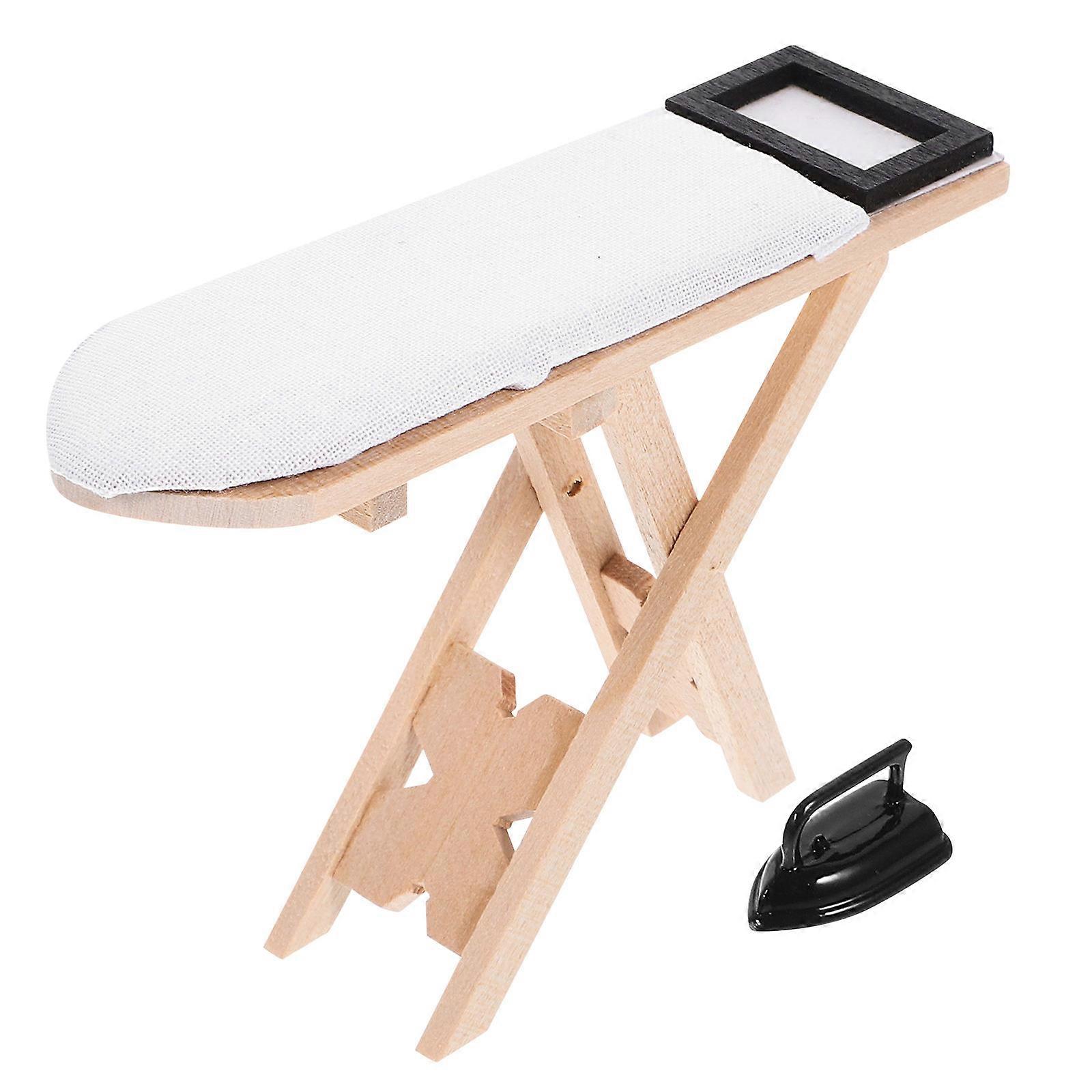 Mini Iron Table Set for Dollhouse – Smooth Surface for Motor Skills & Decoration