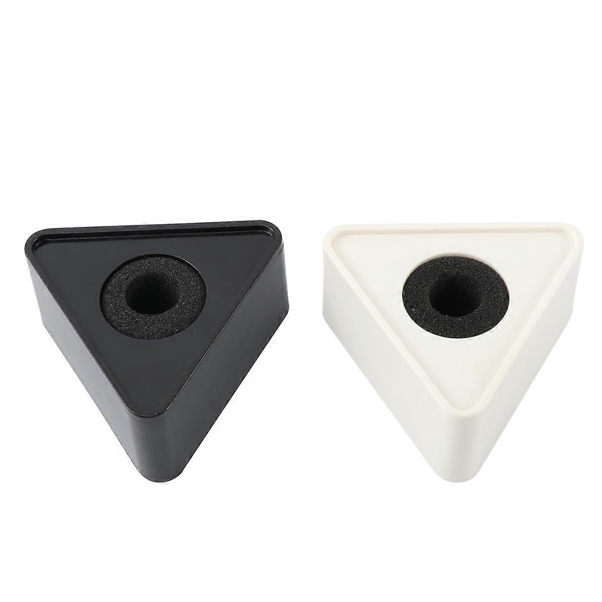 Interview Microphone Logo Stand Microphone Protector for Reporters White 9.4x9.4x5cm Interview Use 2Pcs