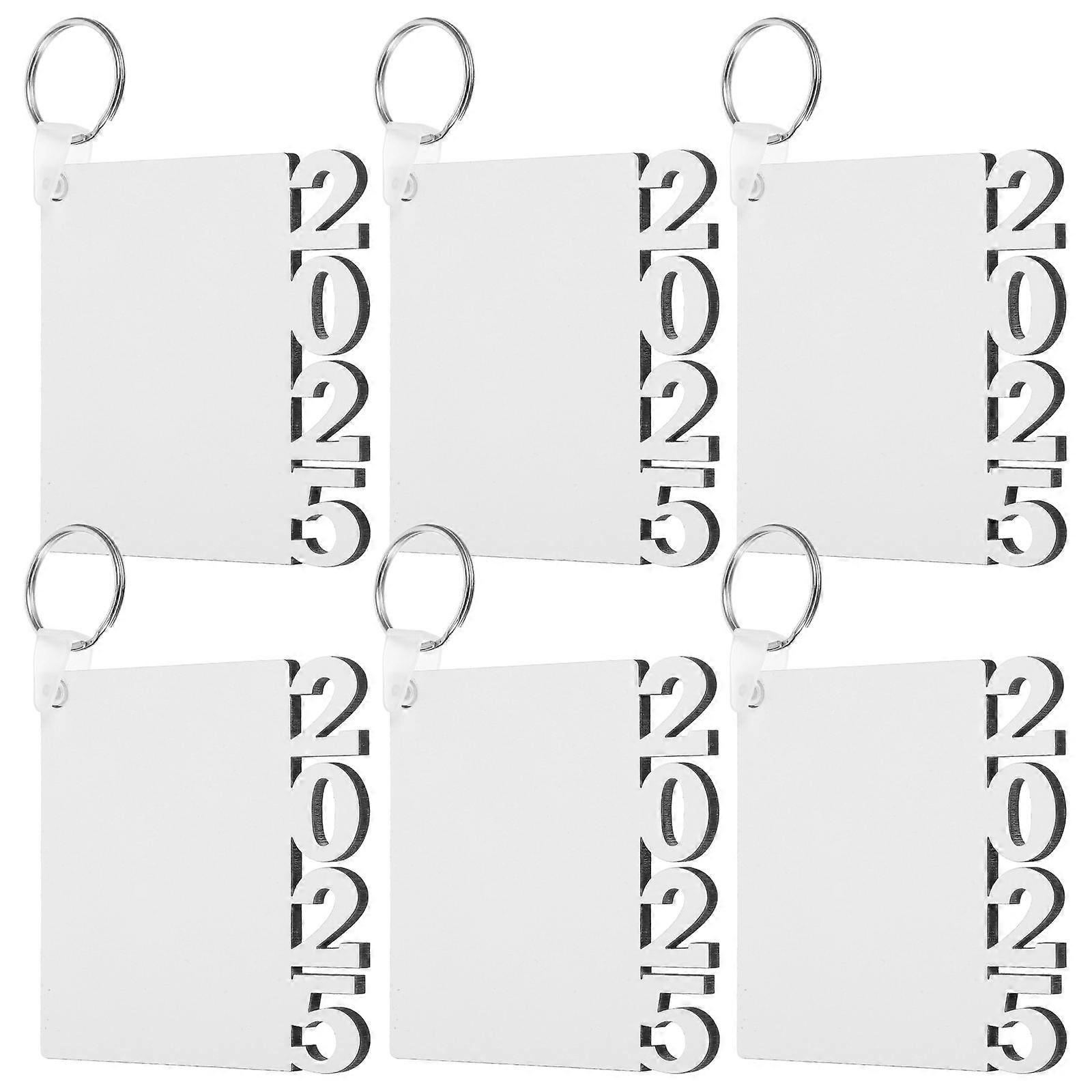 Square Graduation Photo Frame Sublimation Blanks Zinc Alloy For Various Occasions 6Pcs