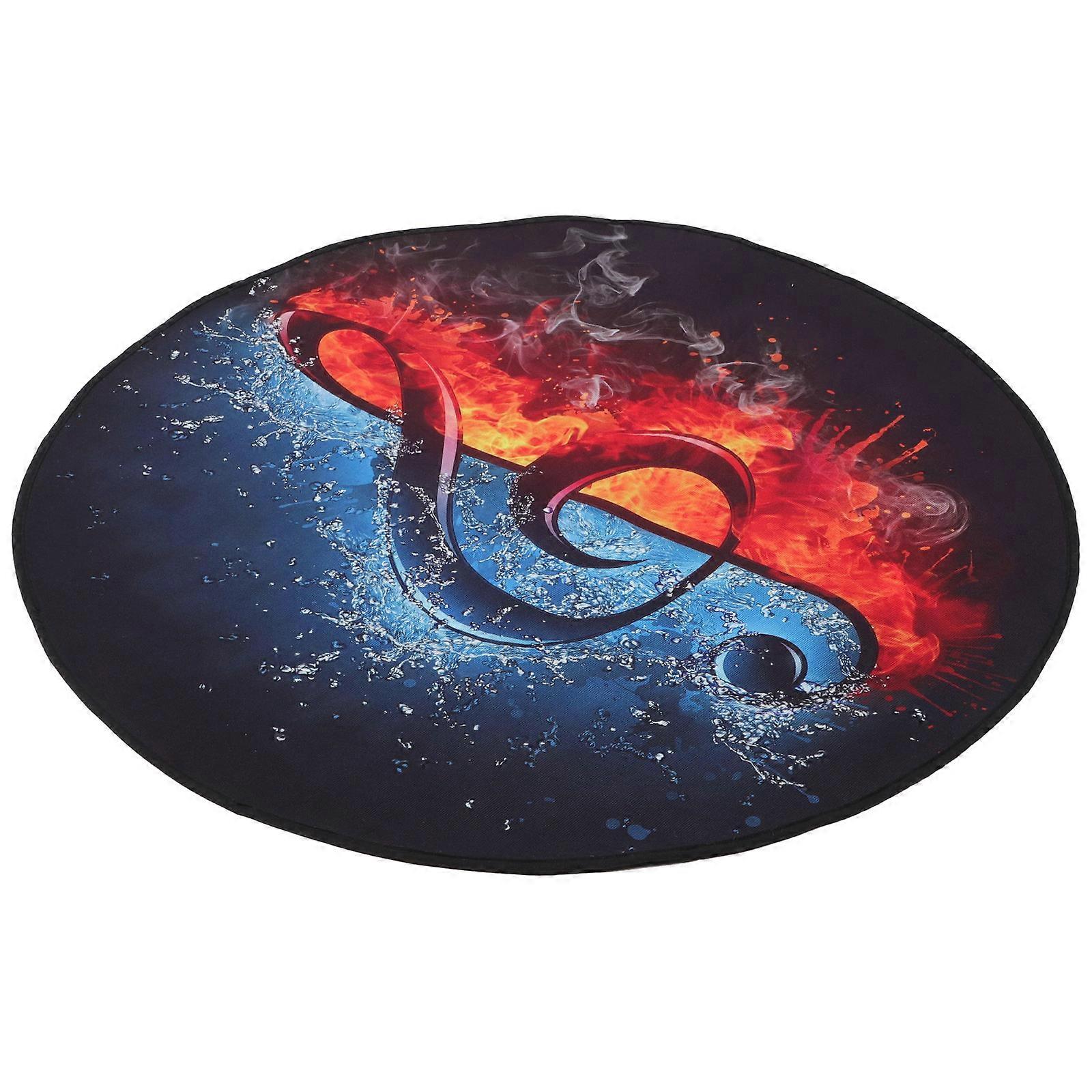 Thickened Non Slip Drum Rug Soundproof Carpet for Percussion Instruments Durable Shock Absorbing Mat for Home Studio Use