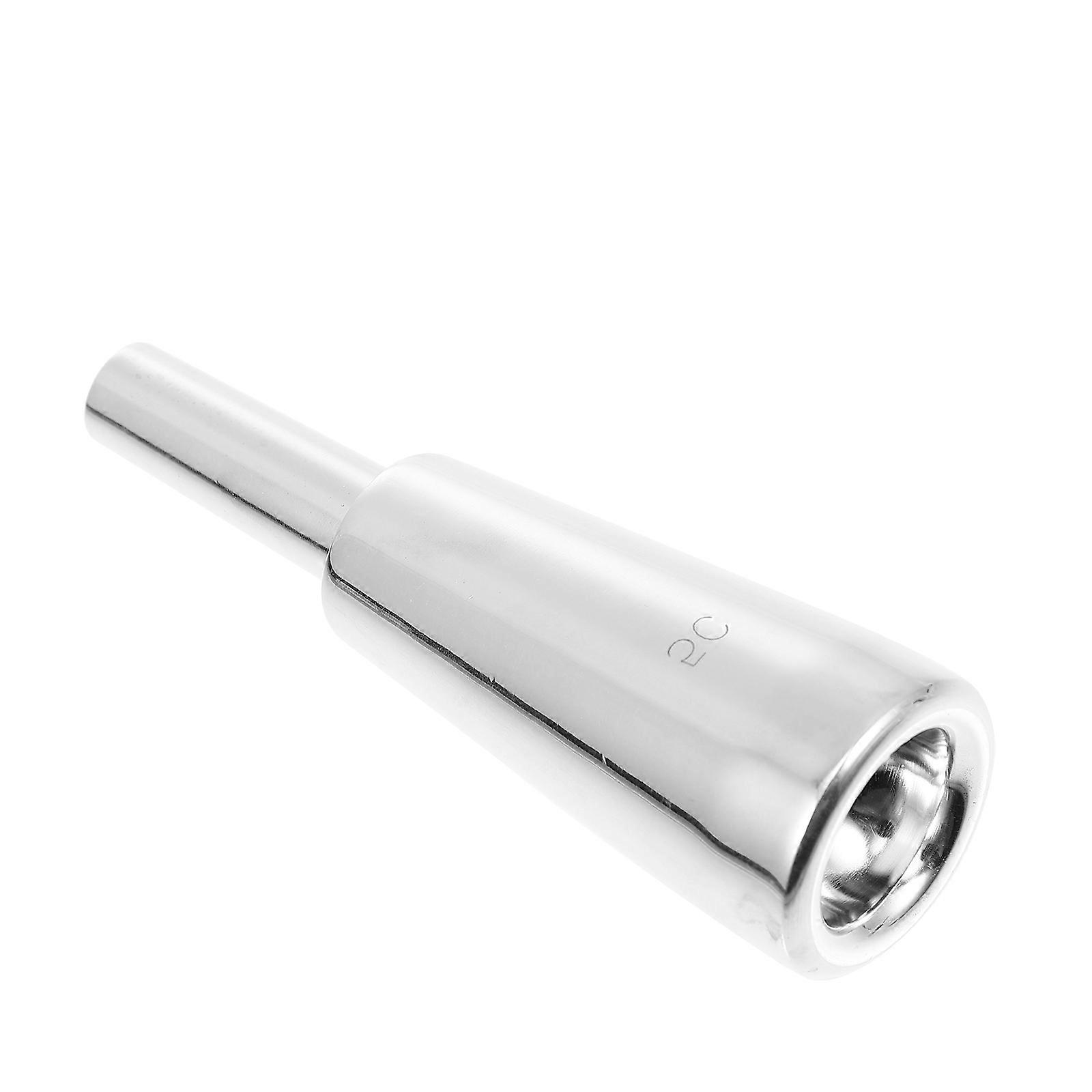 Trumpet Supply American Style Trumpet For Beginners Silver 8.7X2.7X2.7CM Replace Old Broken Mouthpiece 1Pcs