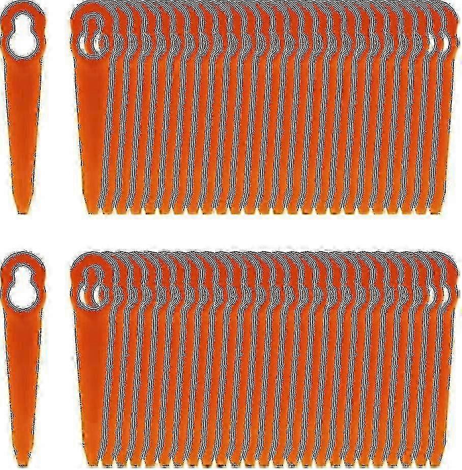 Set Of 100 Compatible Blades For Edge Cutter Stihl Polycut 2-2 Polycut 3-2, Fsa 45 Fsa 57 Fse 52, Plastic Blades For Edge Cutter Stihl Without F f54