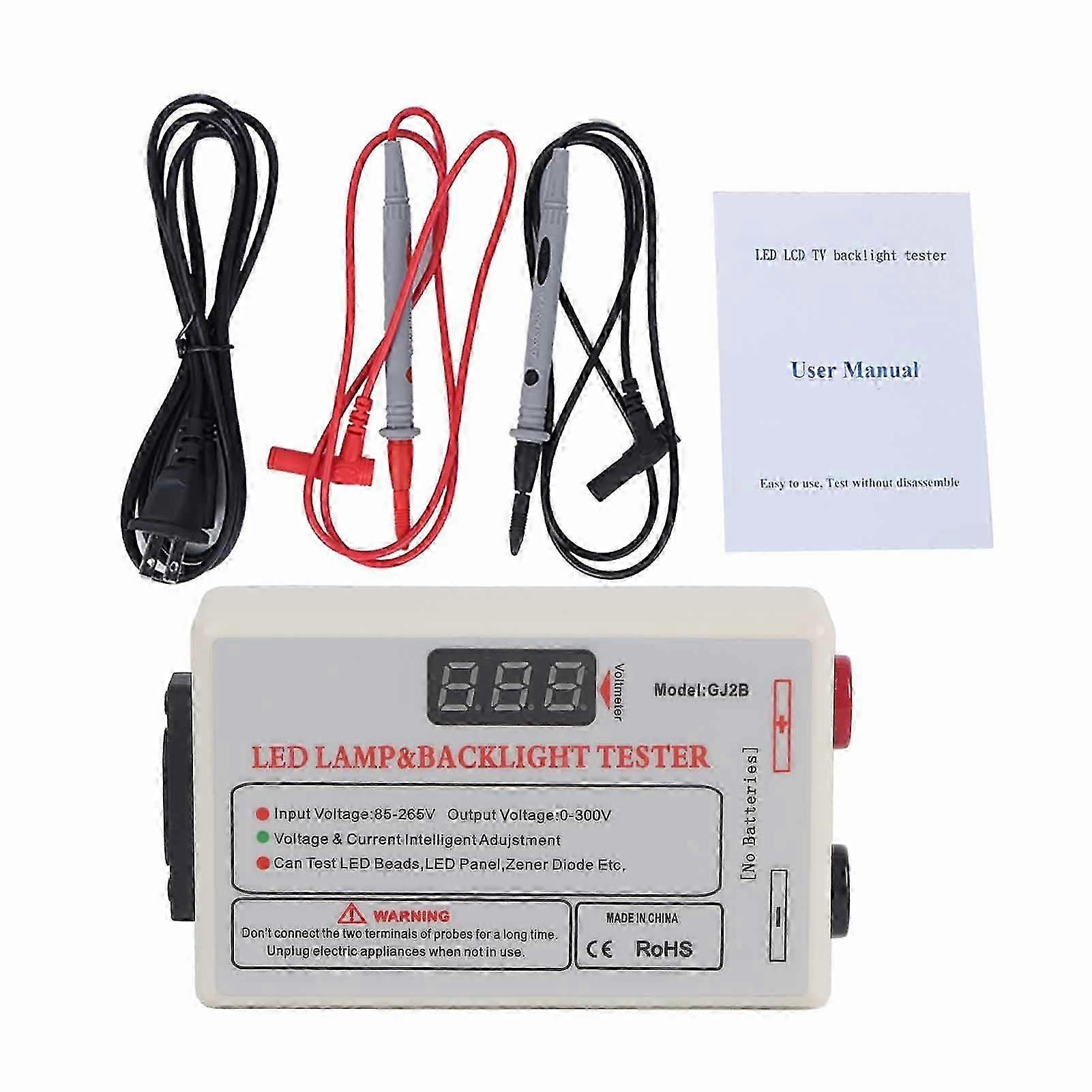 LED Tester Stabilizing Testing Tool Diode LCD Backlight Current Automatic Adjustment (85-265V)(US Plug ) Prise US