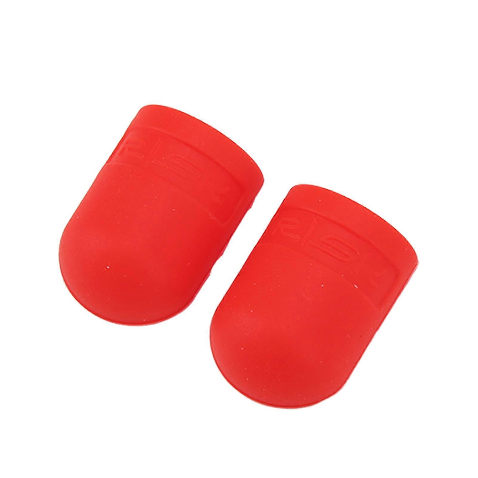 RISK 1 Pair Road Bike Brake Lever Protective Sleeves Silicone Anti-Scratch Red