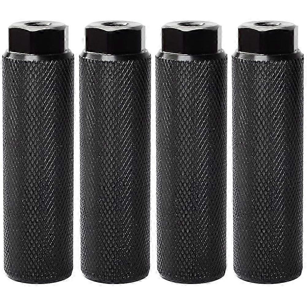 4 قطع أوتاد الدراجة ، سبائك الألومنيوم المضادة للانزلاق BMX أوتاد لدواسات ركوب الدراجات الخلفية حيلة