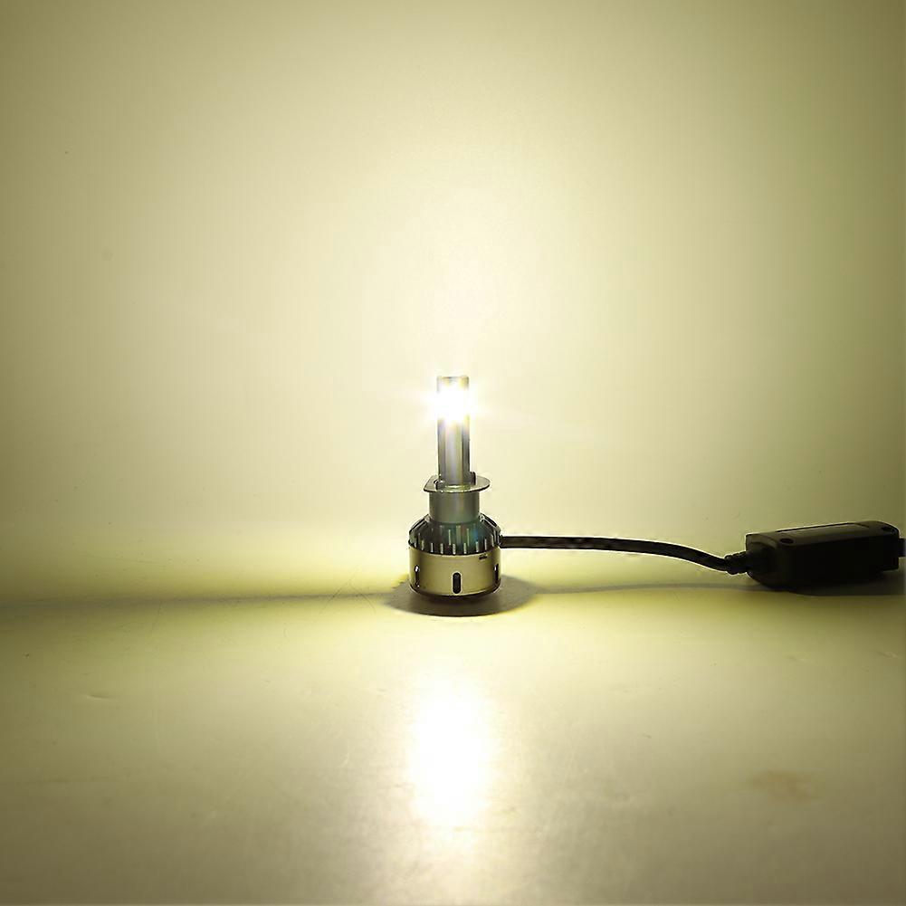 2 Pcs Head Light 9012 6000K 35W Vehicle Front Fog Lamp 4000lm DC12-24V Fog Light