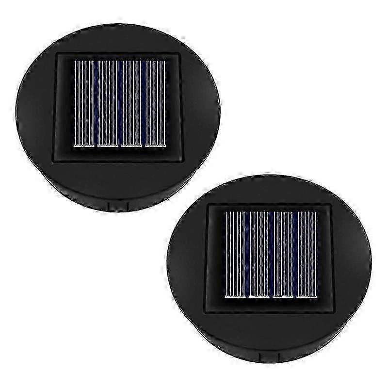 2PCS Solar Light Replacement Top Unit 8cm,Replacement Solar Panels,for Outside Garden Lantern Solar
