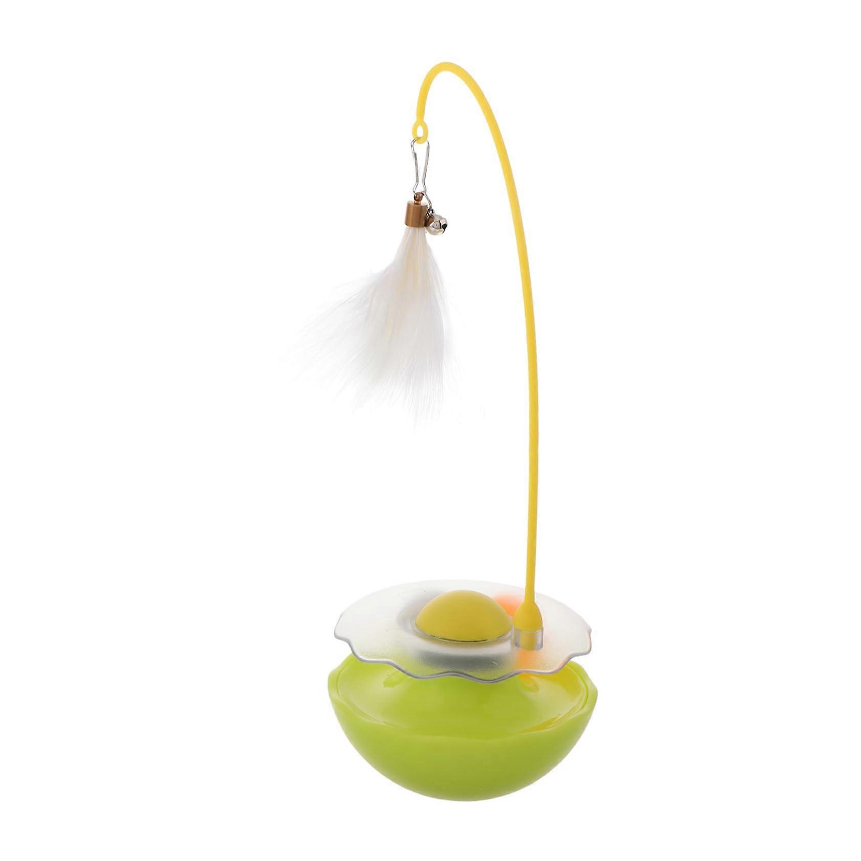 Interactive Cat Toy with Rotating Platform and Teaser Ball for Indoor Cats