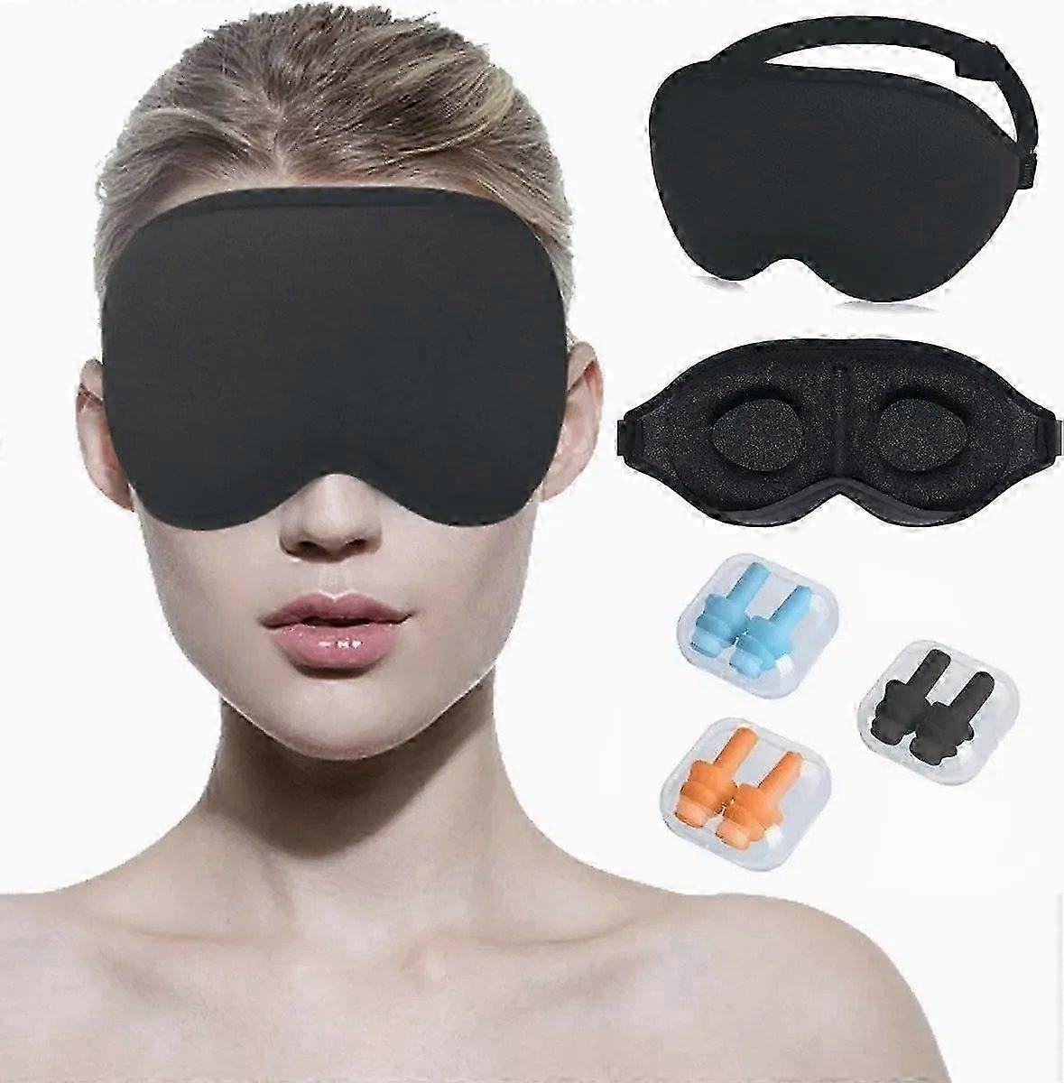 Blackout Eye Mask for Sleeping, Meditation and Relaxation - Ideal for a Peaceful Night's Sleep
