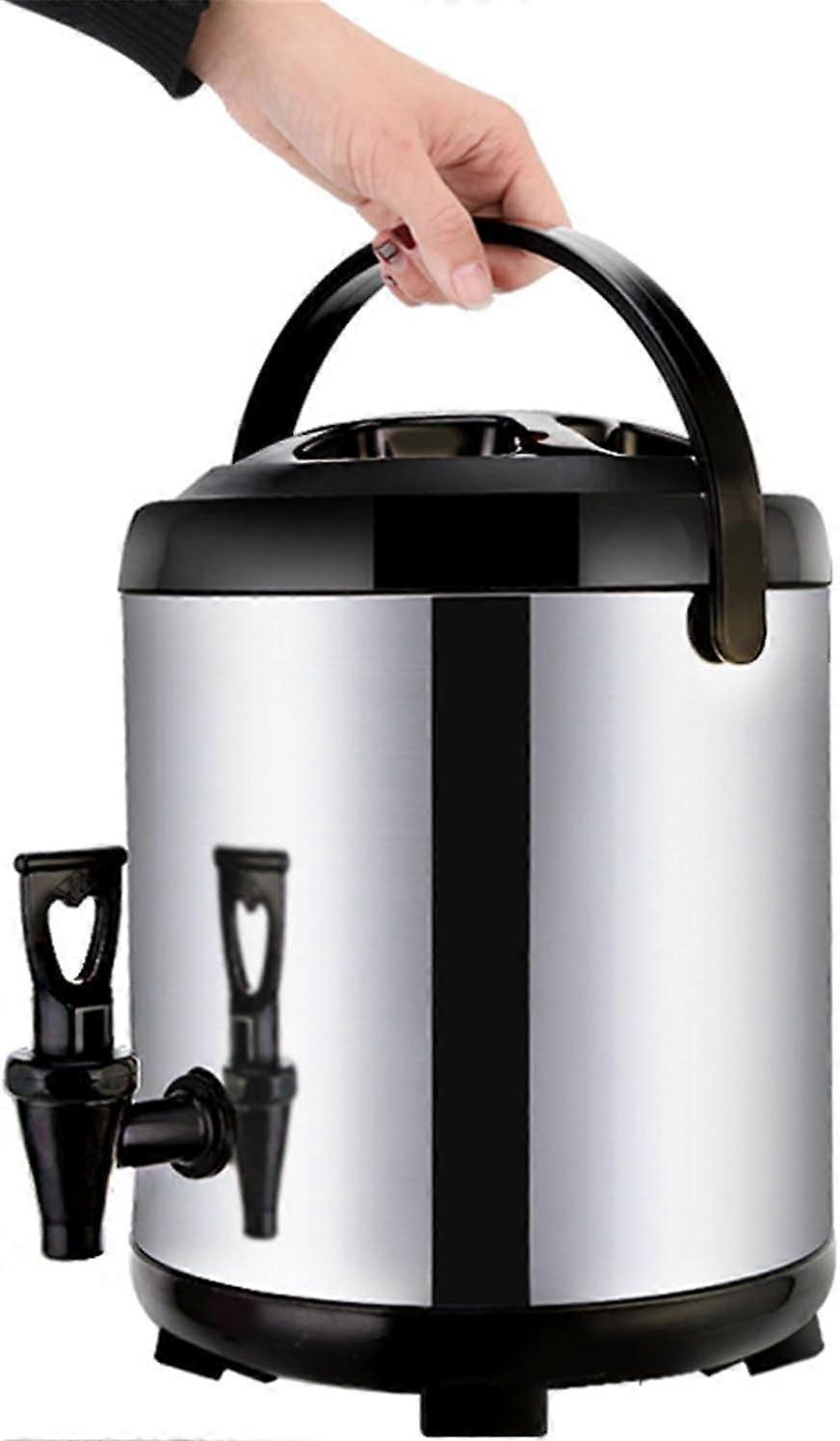 10L 保温饮水机,带水龙头的冷热饮水机,用于咖啡、茶、水、牛奶、果汁