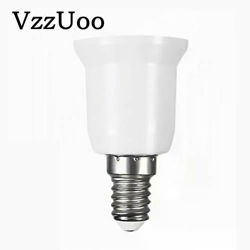 الحرفية VzzUoo E14 إلى E27 محول تحويل المقبس محول البلاستيك مقاوم للحريق عالية الجودة المواد المقبس لمبة محول مصباح حامل