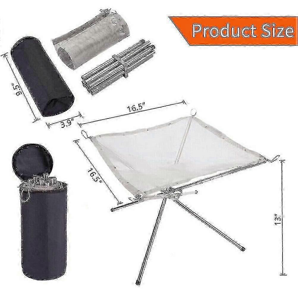 Portable Folding Campfire Rack - Essential BBQ Equipment