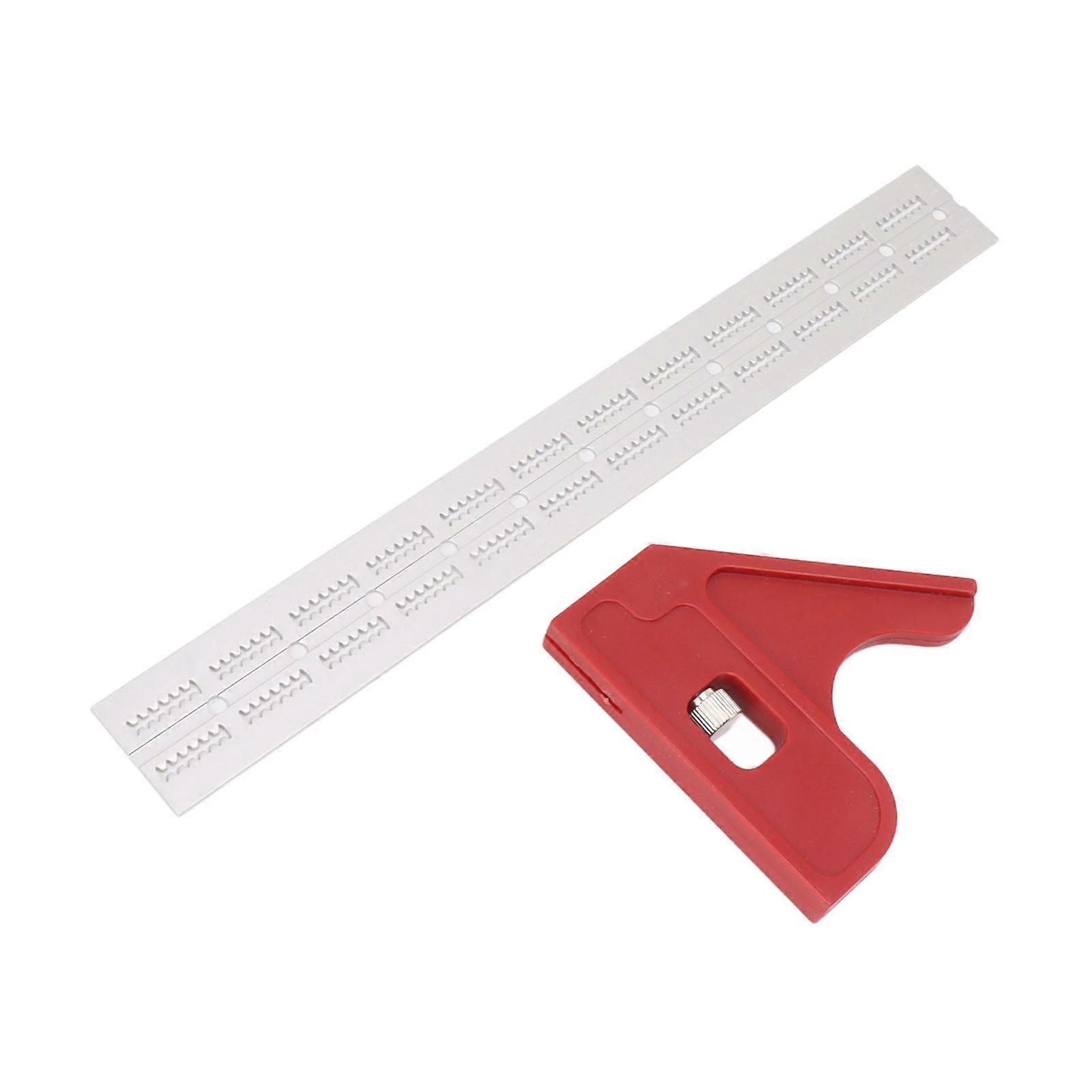 Woodworking Caliper Adjustable Angle Level Hand Measuring Tool Marking Layout Straight Ruler