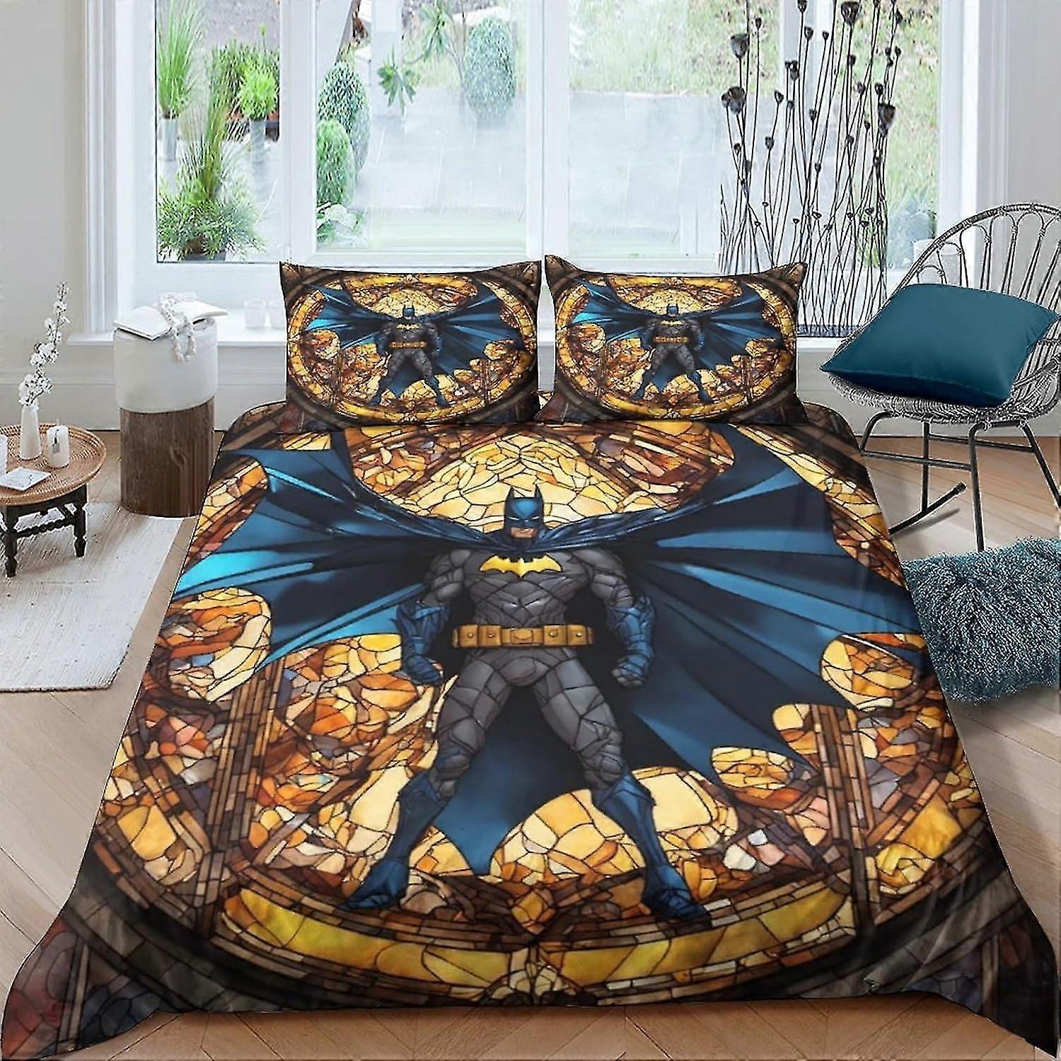 Duvet Cover Set for Certain Brand with 3D Microfiber Polyester Comforter and Pillow Shams, 3 Piece Set, Zipper Quilt Cover Double