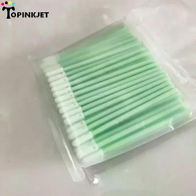 Γραφείο 100pcs/τσάντα Εργαλείο καθαρισμού οπτικών ινών Αφρός καθαρισμού μικροϋπολογιστών για τον καθαρισμό ινών Εργαλείο καθαρισμού κεφαλών εκτύπωσης